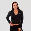 GymBeam Ženski duks TRN Zip-Up Black