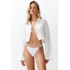Trendyol White Woven Muslin Shirt