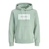 JACK & JONES Majica JJHAYATO meta/pastelno zelena/bela