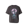 RVCA Majica GLOBAL svetlo modra/temno siva/svetlo roza