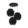 Brilagi - Luster na sajli SPACE YUTE 3xE27/15W/230V crna