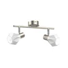Prezent 27510 - Reflektor METIS 2xE14/40W/230V matni hrom