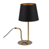 Stona lampa VOLUTTO 1xE27/60W/230V crna/bakrena