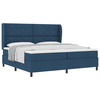 vidaXL vidaXL Box Spring Postelja z Mattresom - Modra, 200x200 cm, Tkanina, (22051141)