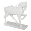 Dekorativna figura - konj sa sedlom 35x10x34cm beli Atmosphera