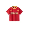 MANGO KIDS Majica SPAIN modra / kari / rdeča