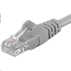 PREMIUMCORD Preklopni kabel UTP RJ45-RJ45 CAT5e 25m siva