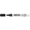 Marker za barvo, 2-4 mm, ICO Decomarker, črn