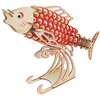 Woodcraft Lesena 3D sestavljanka Carp
