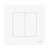 SMART ZIGBEE MOES DIMER PREKIDAC SA 2 PREKIDACA BELI ZS-SR-EUD2-WH-MS