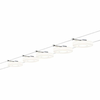 Paulmann 94109 - Komplet sa 5× LED po 4,3 W — kablovski sistem MAC 230 V