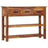 Komoda s 3 ladice 110 x 30 x 80 cm od masivnog bagremovog drva