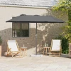 Vrtni suncobran Antracit 370 x 197 x 239 cm