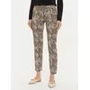 Sisley Hlače iz tkanine 4ZJSLE03S Rjava Slim Fit