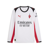 Mens Puma AC Milan 25/26 Long Sleeve Away Jersey, White, Size XXL, Sport