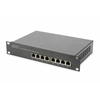 Digitus 10-palčni 8 vratni gigabitni Ethernet PoE + stikalo, L2 + upravljanje