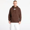 Mikina PLEASURES Overview Hoodie Brown S