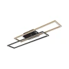 Globo 67208-30G -LED plafonsko svetlo DAKARI 30W/230V 3000K 60x80 cm crna/zlatna