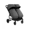 KikkaBoo kolica za blizance Happy 2 dark grey (KKB40006)