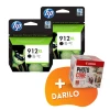 HP - Komplet kartuš HP 3YL84AE nr.912XL (črna), original, 2 kosa + DARILO GRATIS