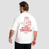 GymBeam Shaker Boxy T-shirt White