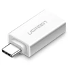 Ugreen OTG adapter USB 3.0/USB-C F/M, belo
