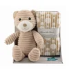 Free2Play Plush igračka sa dekicom bež Lumi The Bear