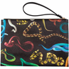 Toaletni žepek TOILETPAPER SNAKES, 28 x 20 cm, črna, Seletti