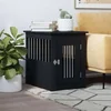 vidaXL vidaXL Boks za psa črn 45x62x59 cm inženirski les, (20989734)