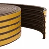 vidaXL Samolepilni tesnilni trak za okna Rjava 9 x 4 mm 25 m EPDM pena