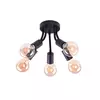 Rabalux Almus plafonska lampa E27 5x60W crna