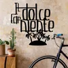 Wallity Zidna dekoracija Dolce Far Niente 4, 56 x 56 cm, Crna