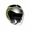 AGV Kaciga irides davao crn/siv/flu-žut m
