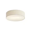 Moderna stropna svetilka bela z žametnim senčilom 38 cm 2-luči - Luz