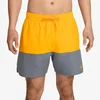 Nike Muški šorc za kupanje 5 inch Volley NESSB451-704, Žuto-sivi