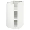 METOD Podni element s policama, bela/Voxtorp matirano bela, 40x60 cm