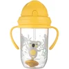 Canpol babies non-spill sportska solja sa slamcicom (teg) 270ml 56/606 exotic yellow ( 56/606_yel )