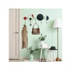 WALLXPERT Metalna zidna kuka multicolor Lydia