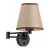 BRILAGI - Zidna lampa NUBILA 1xE27/15W/230V braon/crna
