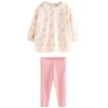 Next Komplet roza/pastelno roza