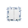 Simon 10 10AX IP44 belo stikalo za lestenec CW5B.01/11