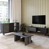 Hanah Home set nameštaja za dnevnu sobu Ravello, mermer Gordion / antracit