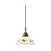 Kolarz 731.30.110 - Luster na sajli NONNA 1xE27/75W/230V prečnik 20 cm vino