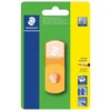 ŠILJILO-GUMICA PVC S PVC KUTIJOM 1RUPA STAEDTLER 511SEF40BK NEON NARANČASTA BLISTER