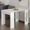 Hanah Home Proširivi trpezarijski sto, Beli