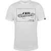 Muška majica kratkih rukava Lerma, Bela
