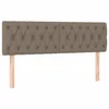 Vidaxl Posteljno vzglavje taupe 160x7x78/88 cm blago