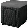 Allibert tabure Cube, temno siv