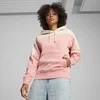 Womens Puma Around The Block Hoodie, Pink, Size M, Clothing