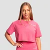 GymBeam Women‘s Limitless Cropped T-Shirt Dragonfruit